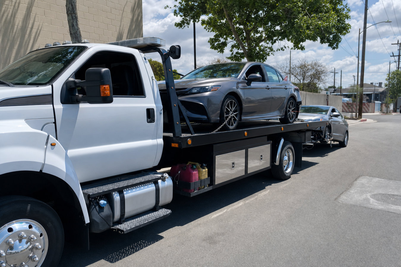 Truck towing
